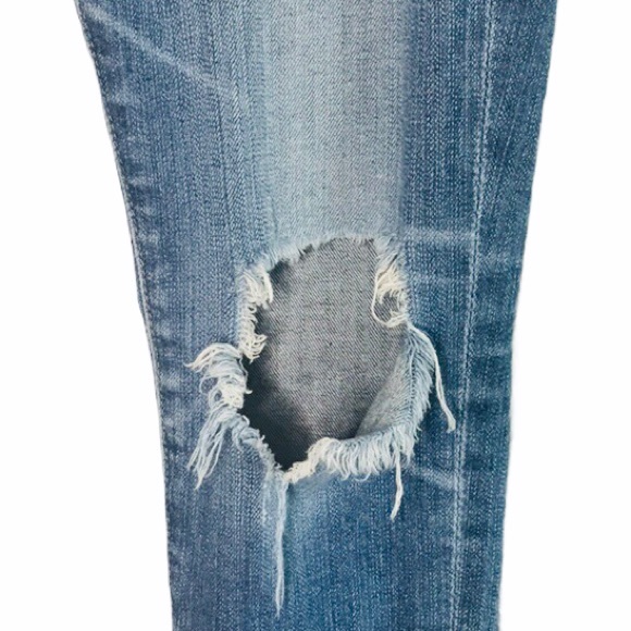 AG Adriano Goldschmied The Legging Super Skinny Ankle Jeans Sz 27 Distressed - Picture 10 of 14